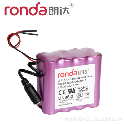 Emergency Light IFR18650 3.2V 12Ah LiFePO4 Battery